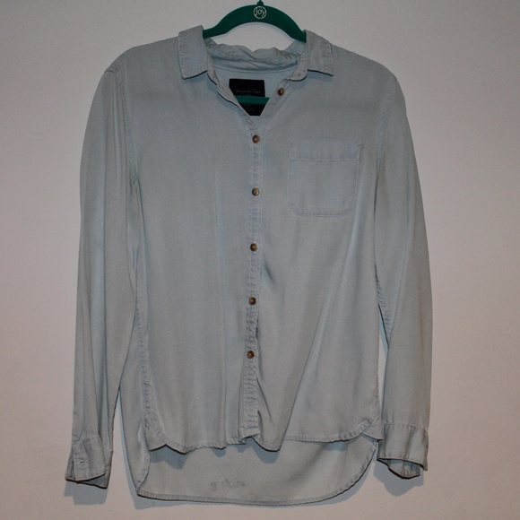 American Eagle Outfitters Tops - 🌼3 for $10 sale🌼AE, Blue Shirt, Women's Medium
